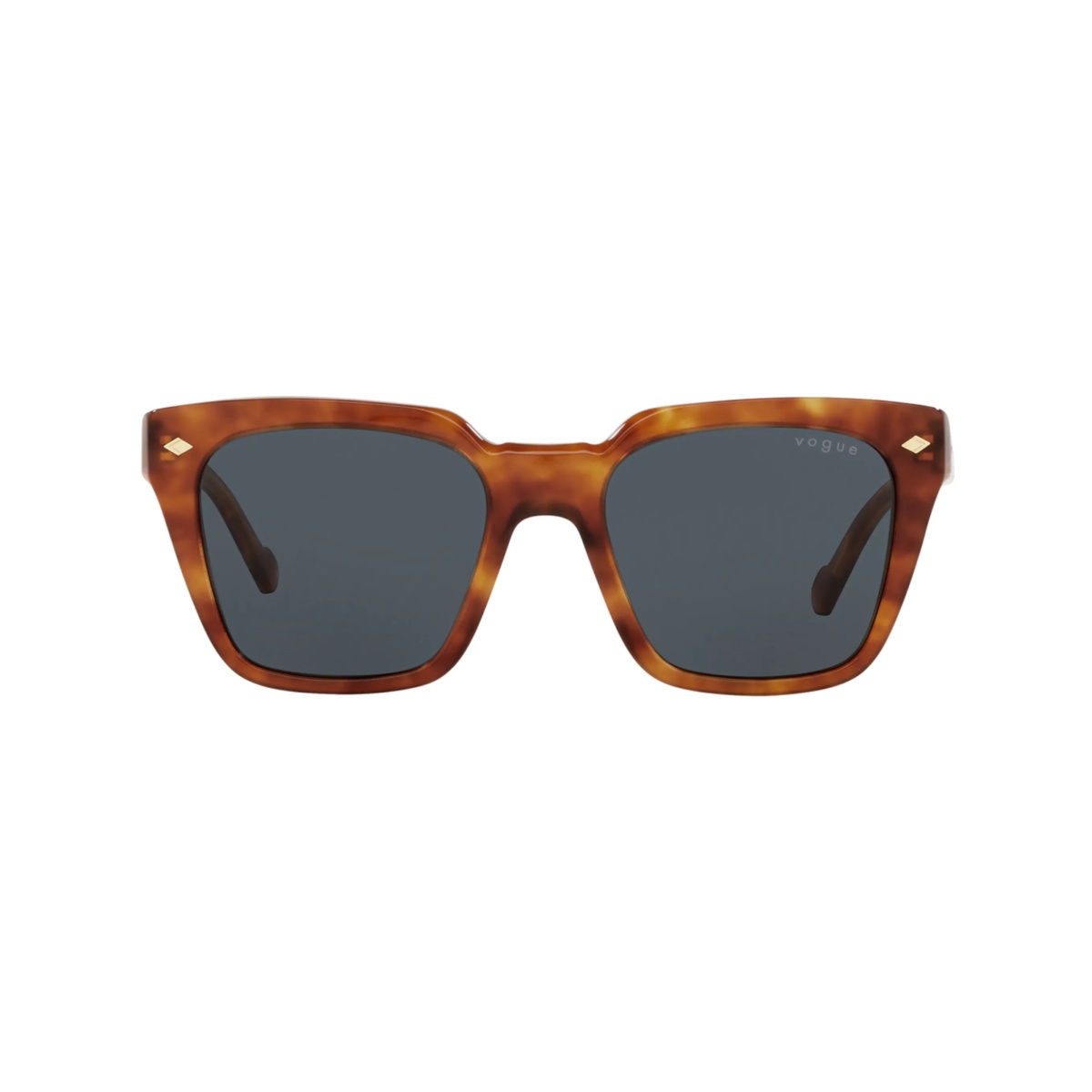tortoiseshell-effect square-frame sunglasses