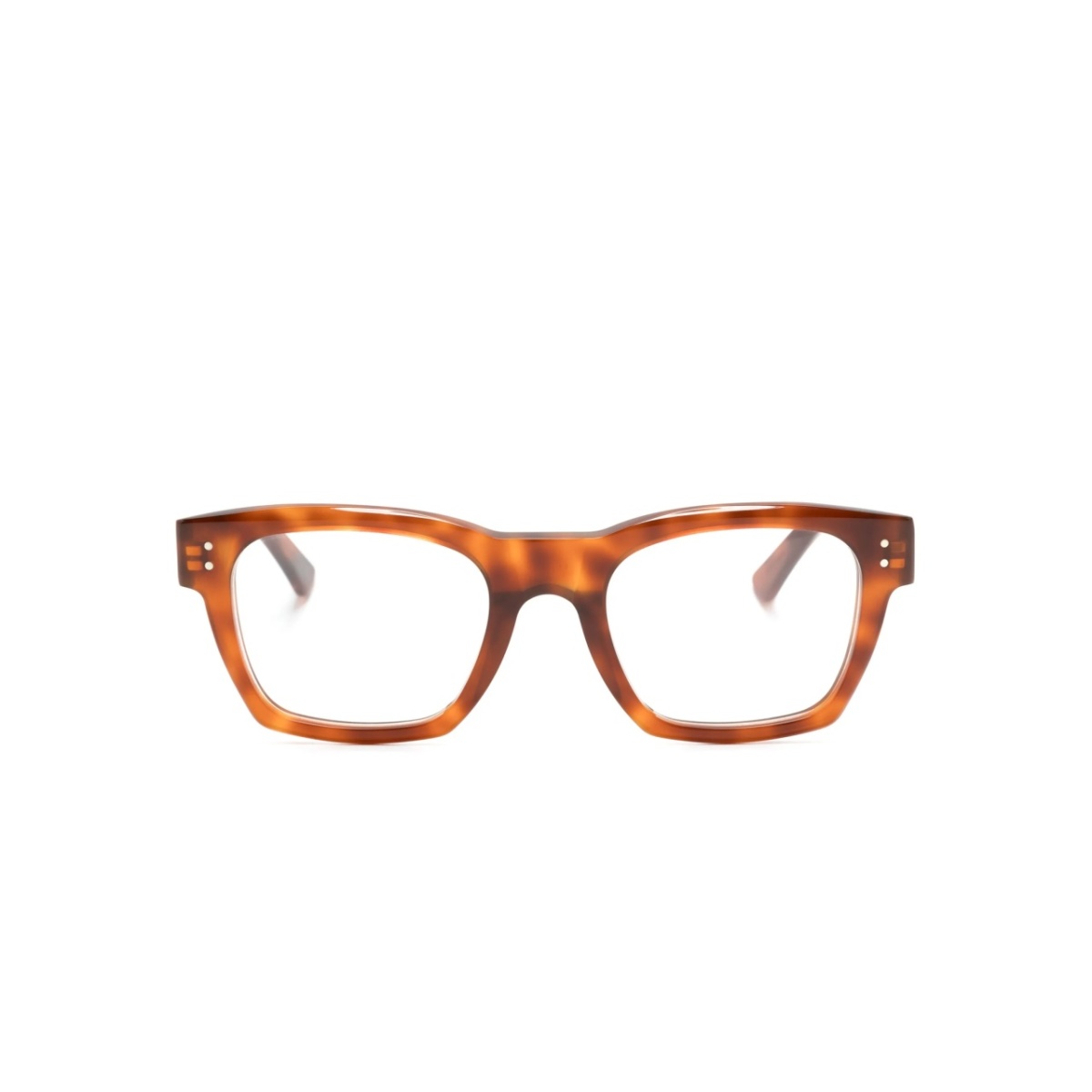 tortoiseshell rectangle-frame glasses