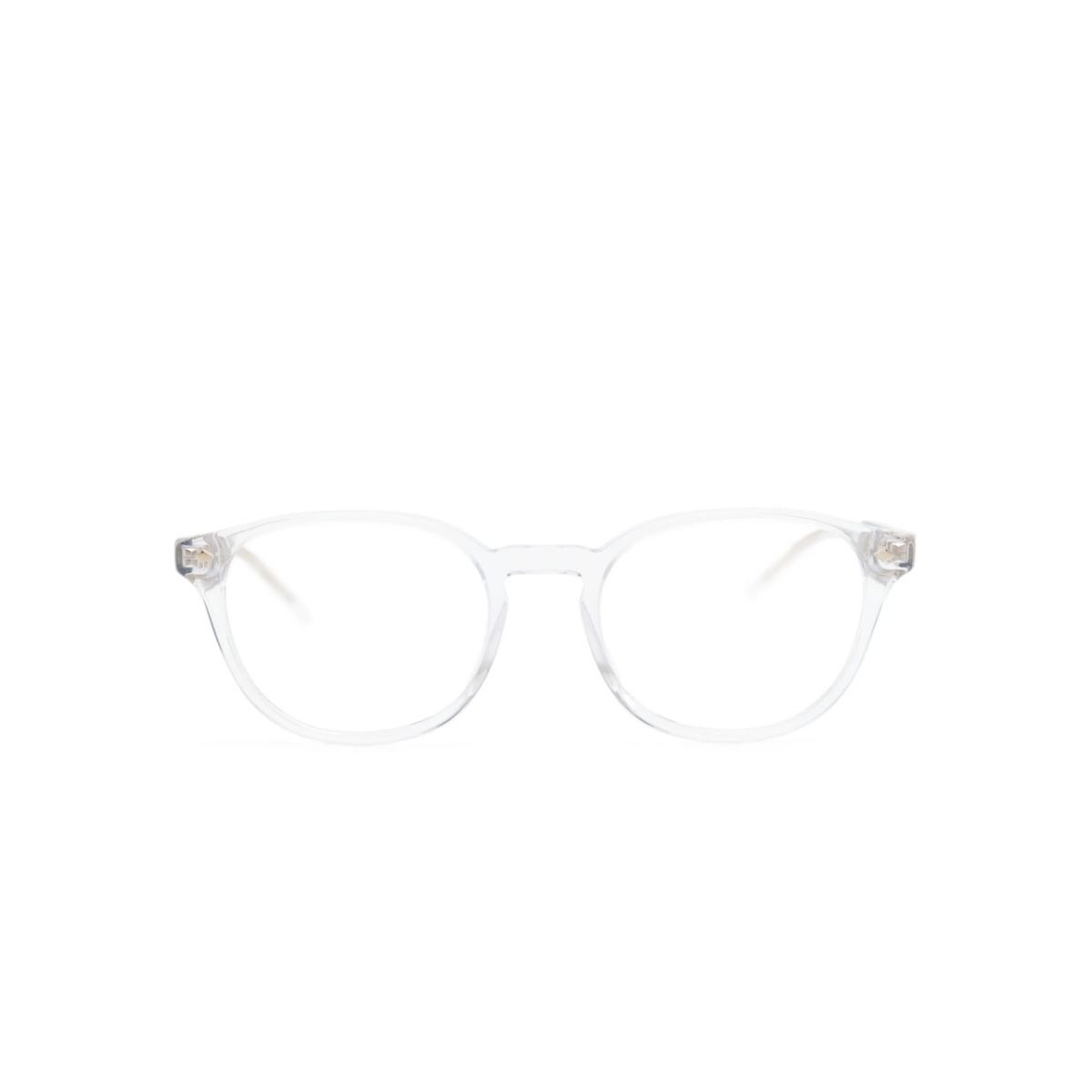 transparent-frame glasses