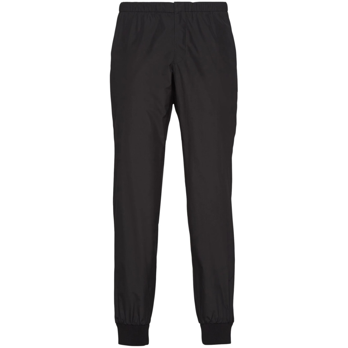 triangle-logo silk-blend track pants