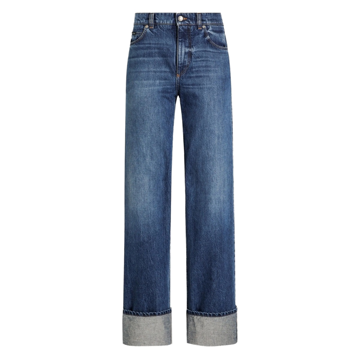 turn-up cuffs jeans