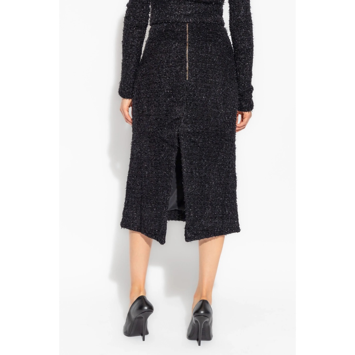 tweed midi skirt - Img 4
