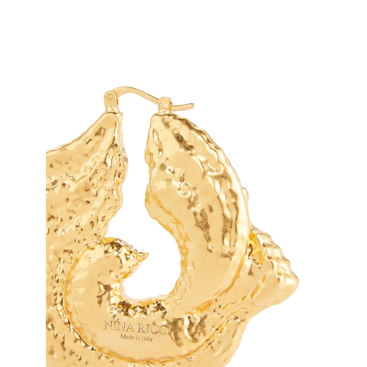 twisted brass earrings - Img 2