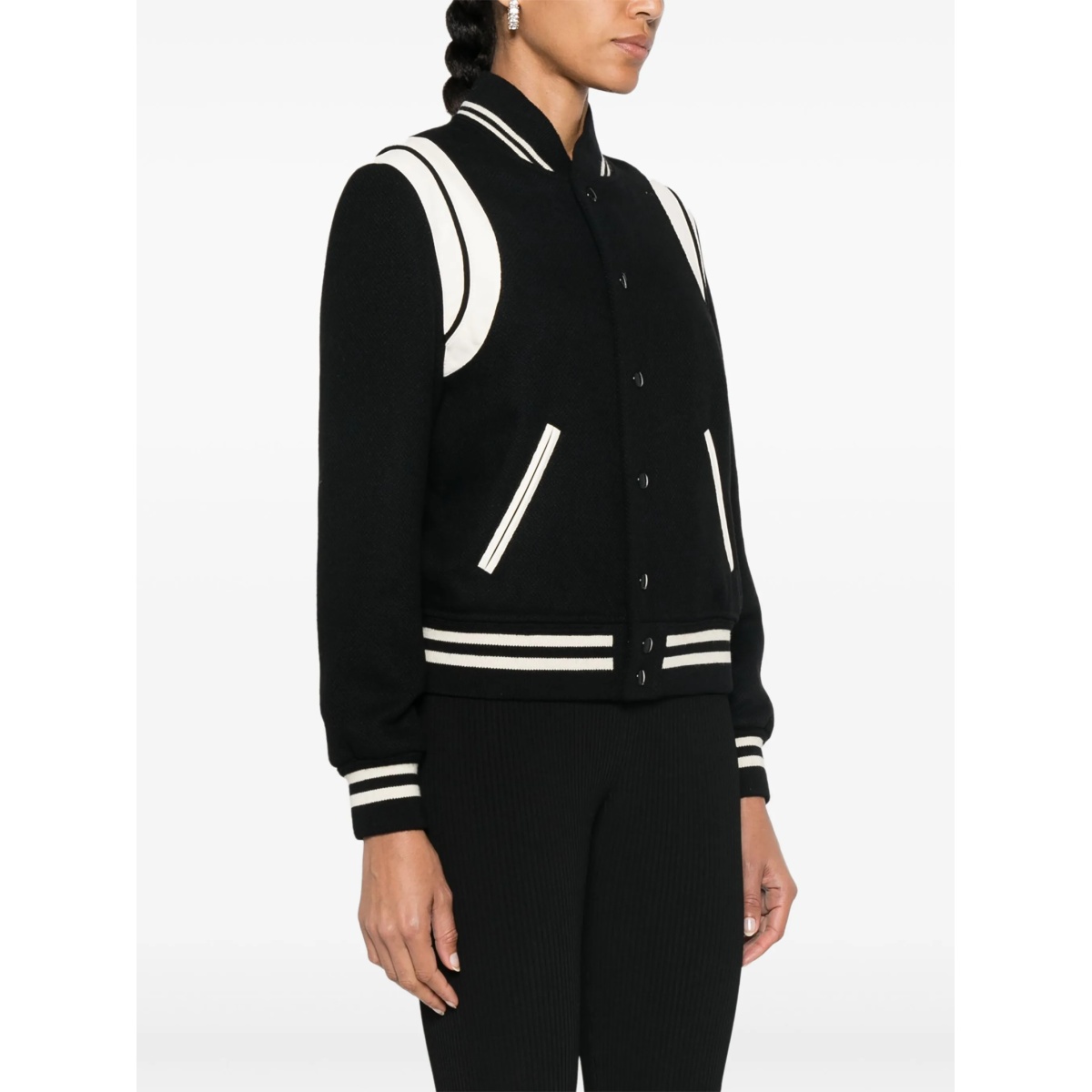 two-tone varsity jacket - Img 3