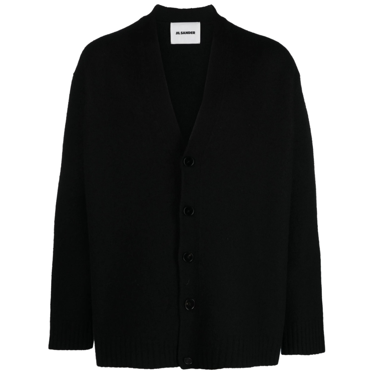 V-neck wool cardigan