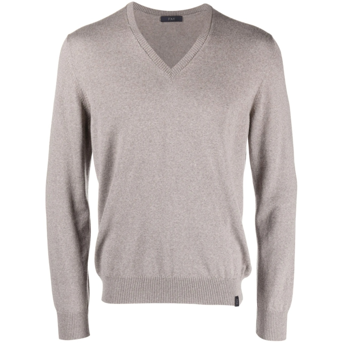 V-neck wool sweater