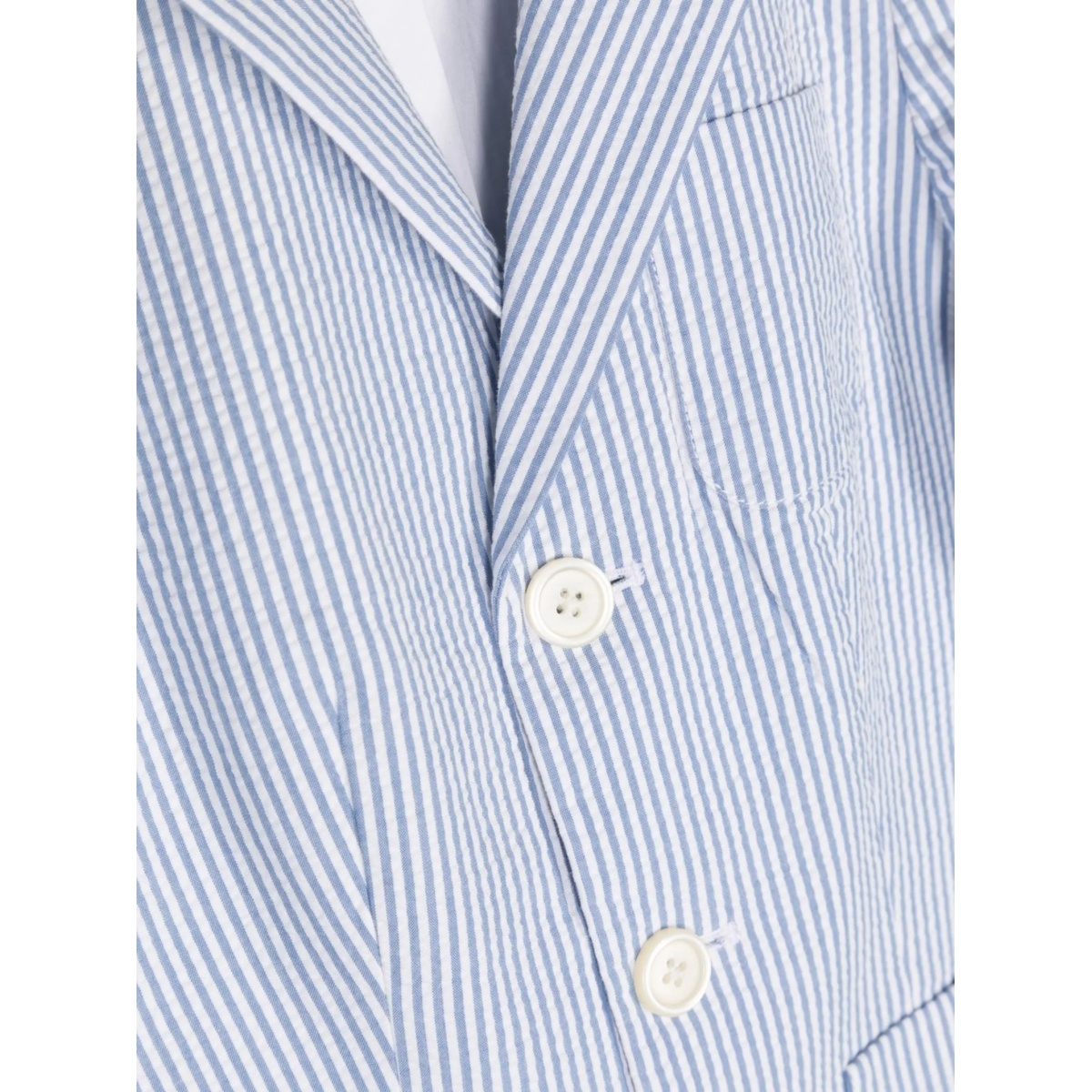 vertical-stripe pattern blazer - Img 3
