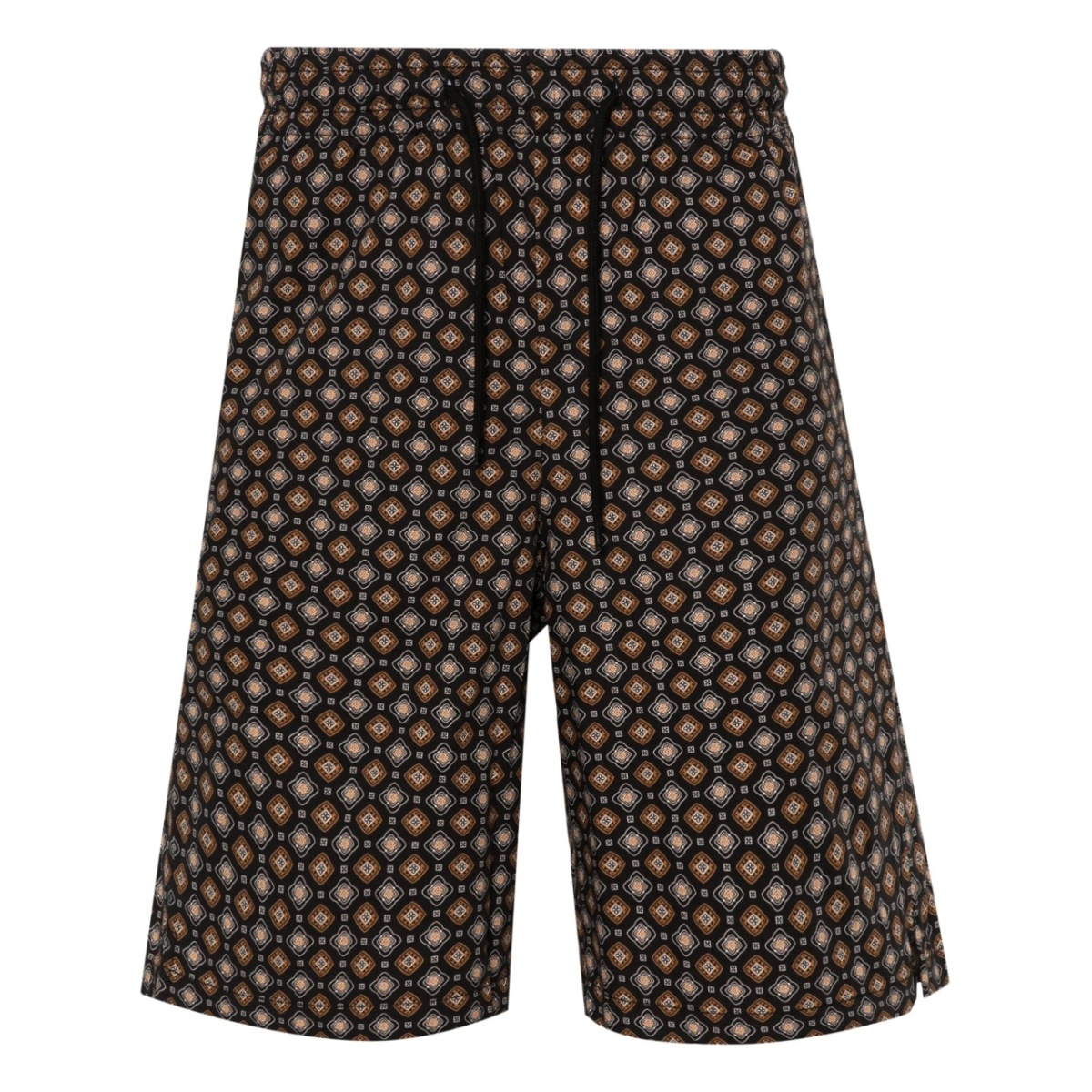 Vincento geometric-pattern shorts