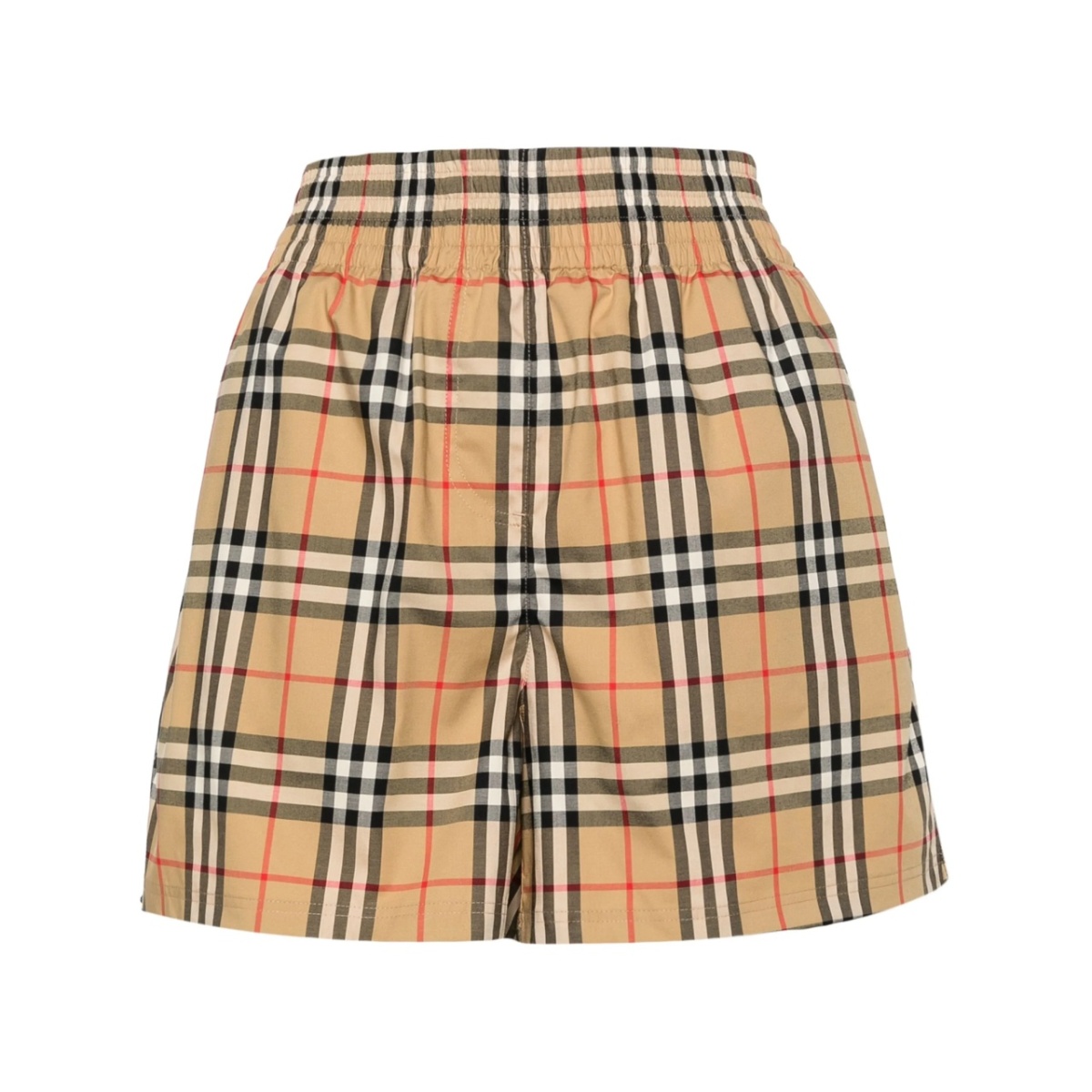 Vintage Check-pattern shorts
