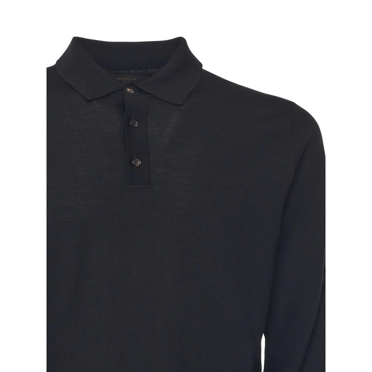 virgin wool blend polo shirt - Img 3