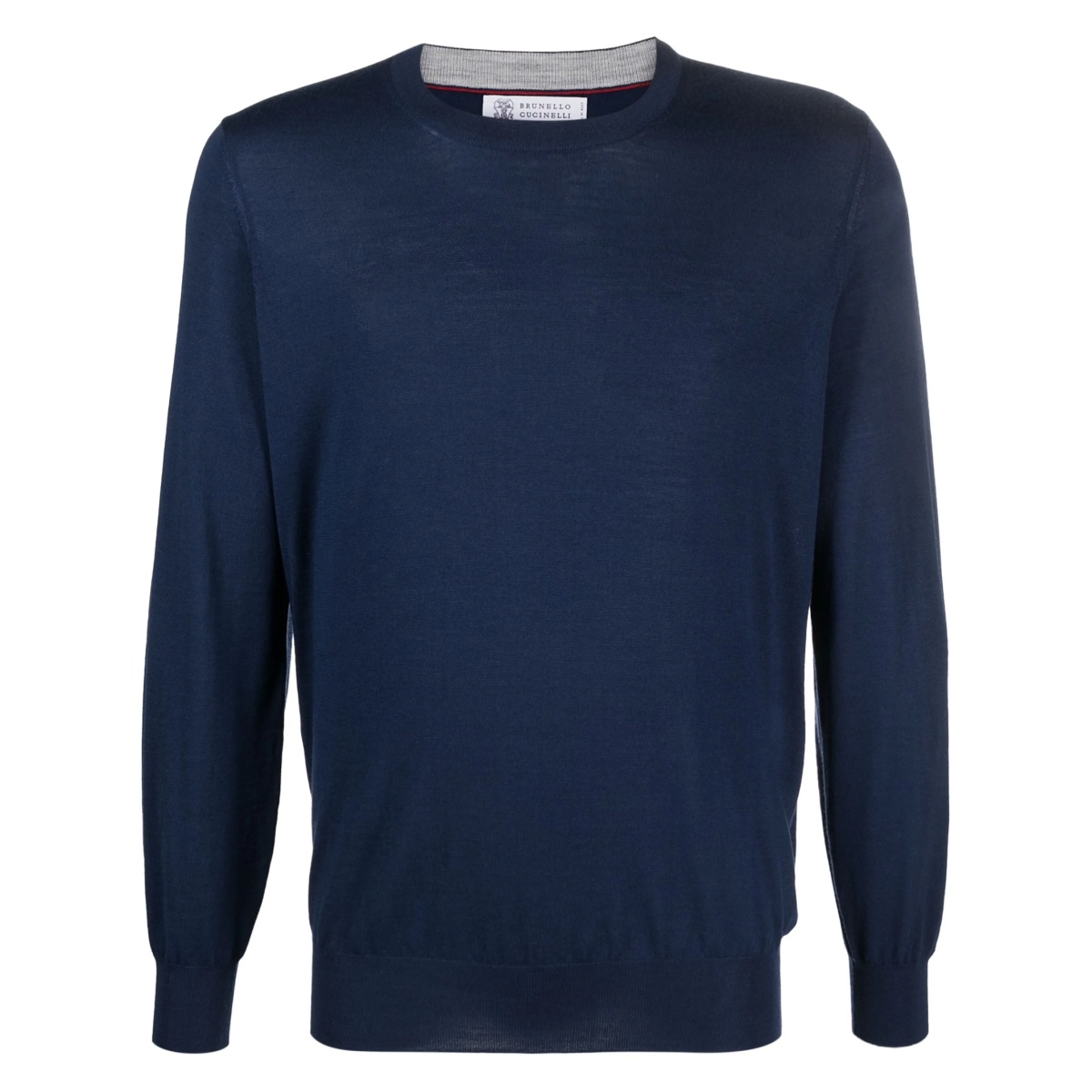 virgin wool-cashmere crew neck jumper