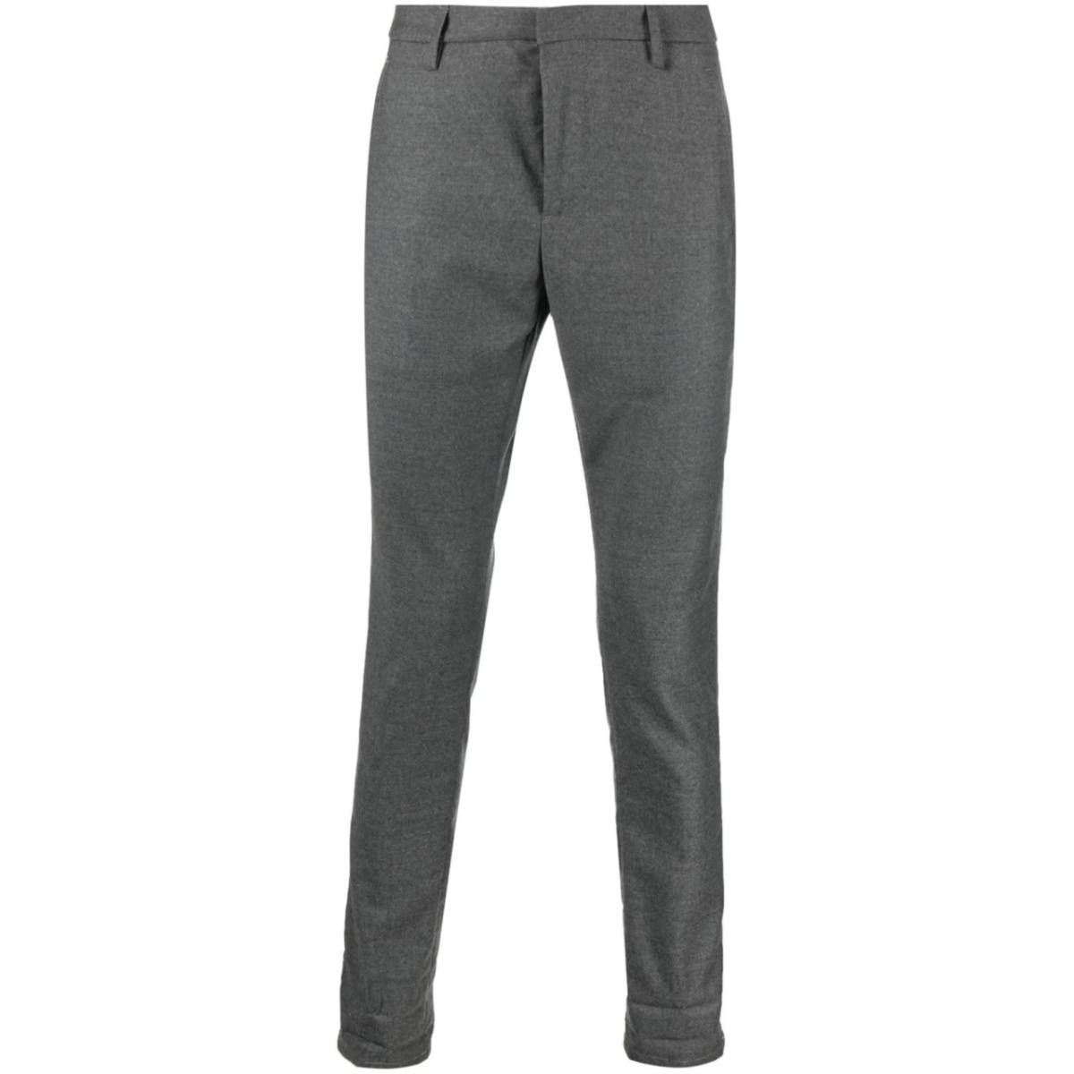virgin-wool tapered trousers