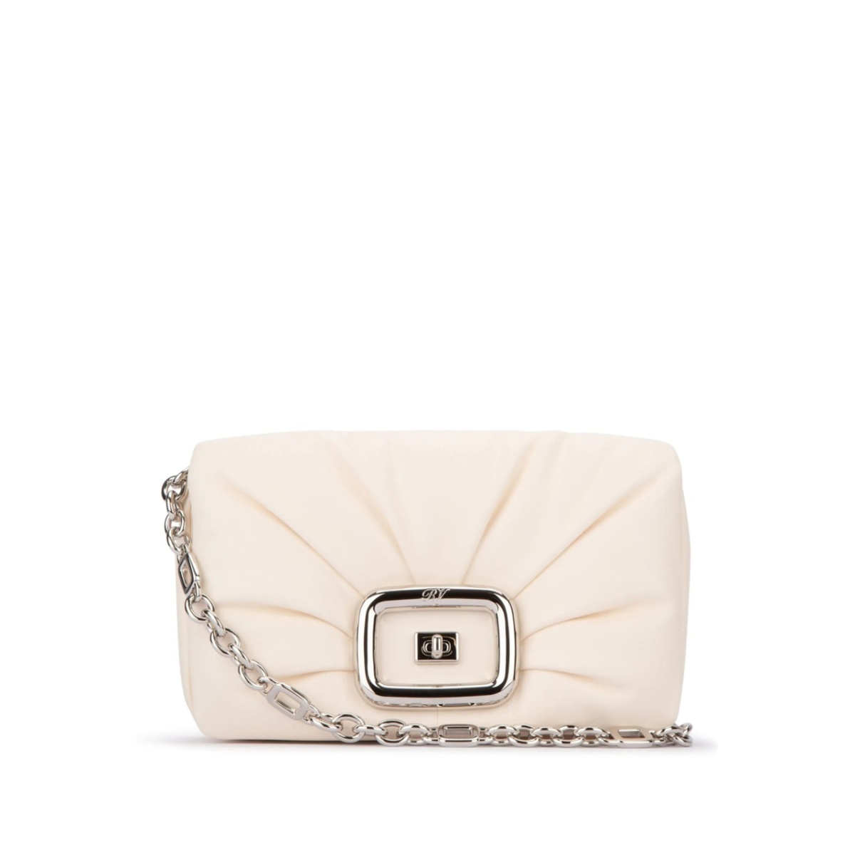 Viv' Choc leather shoulder bag