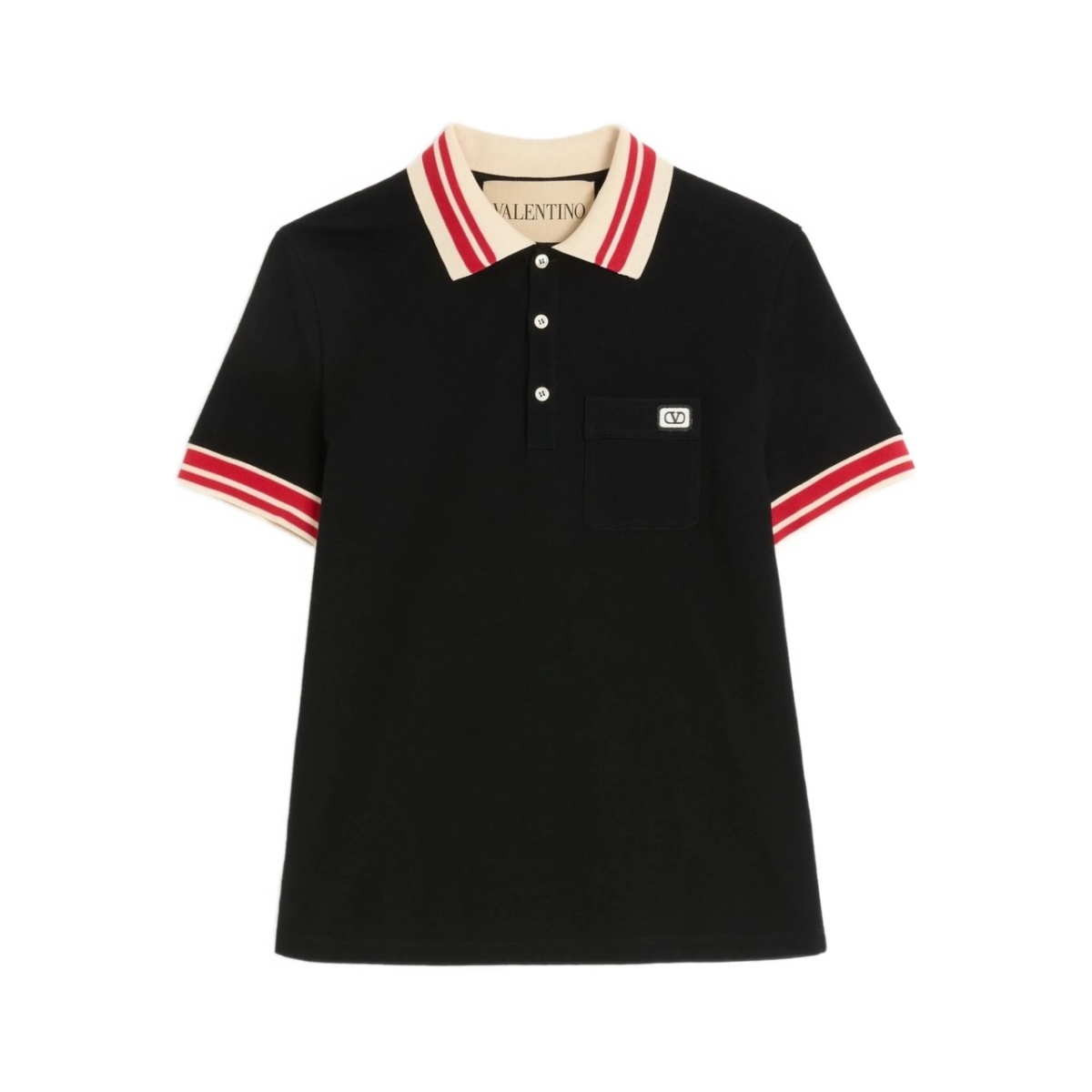 VLogo Signature-patch polo shirt
