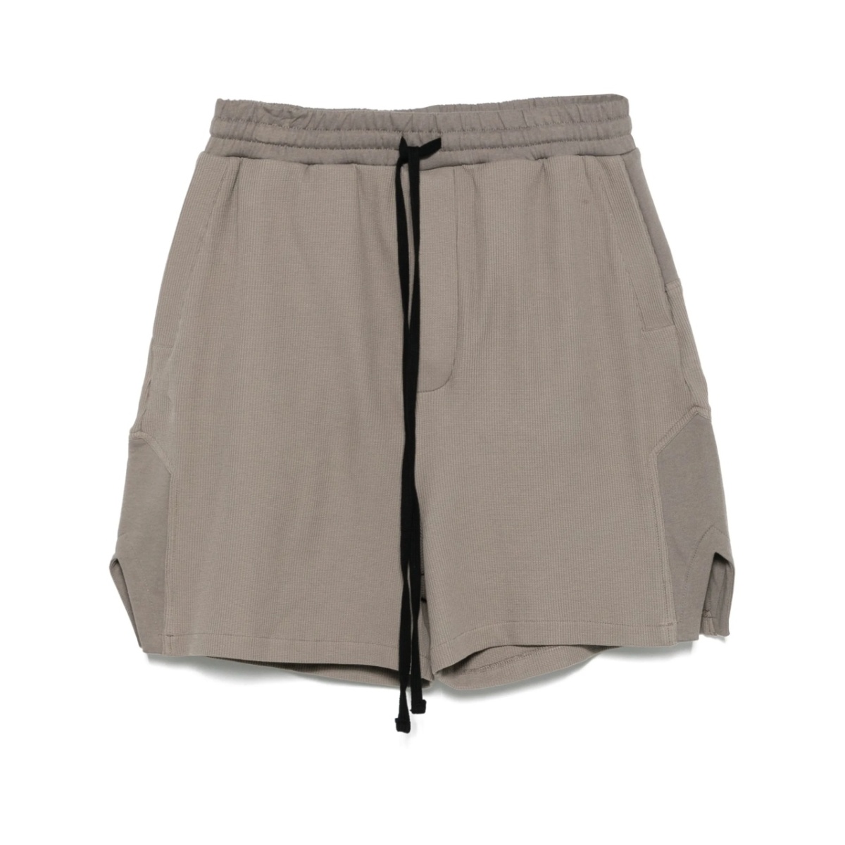 waffle-effect track shorts