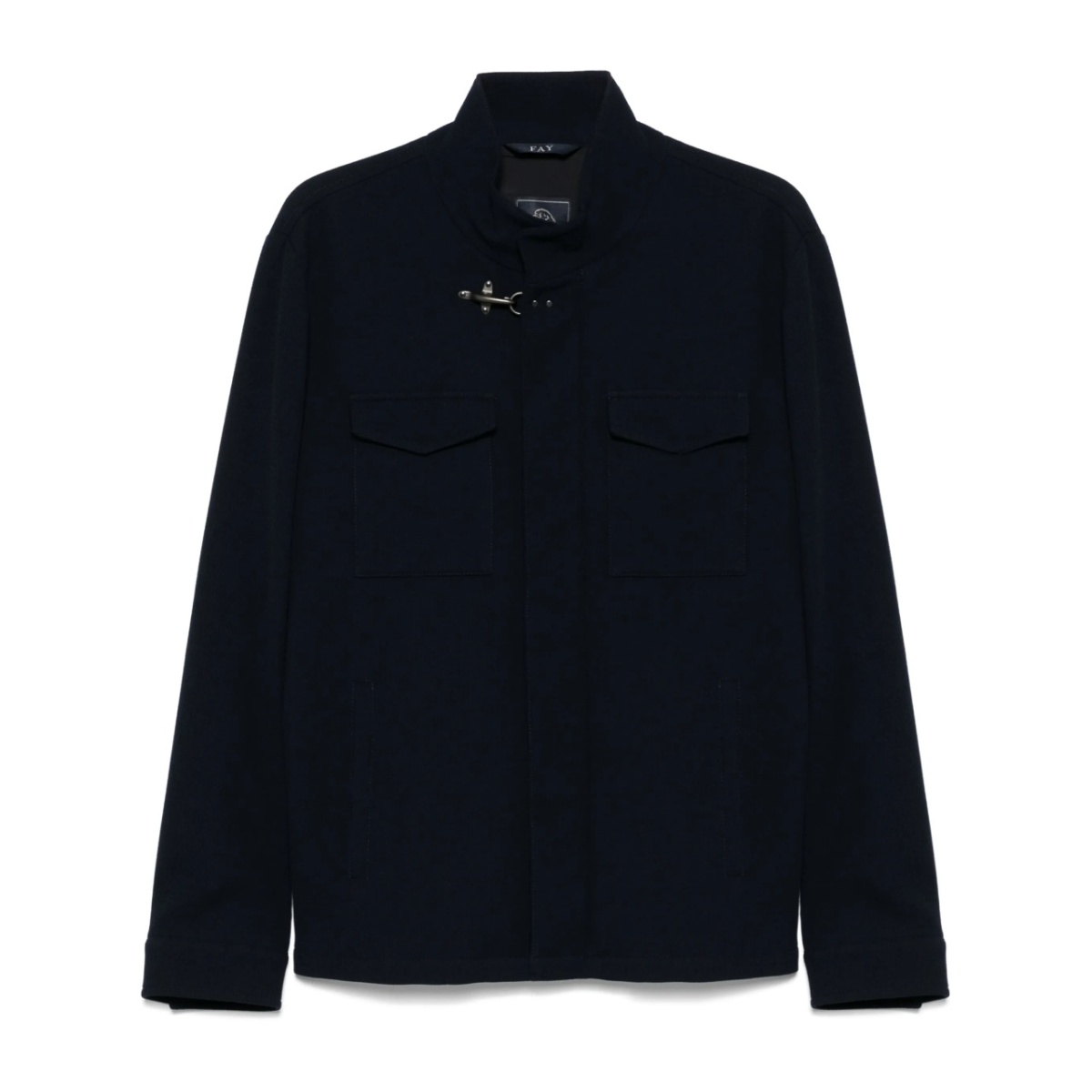 waffle-knit jacket