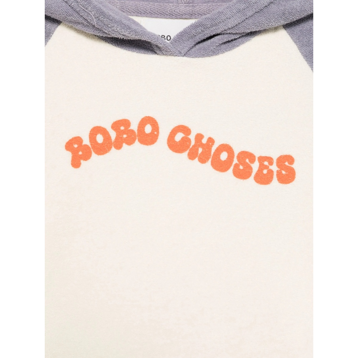 wavy-logo terry hoodie - Img 3