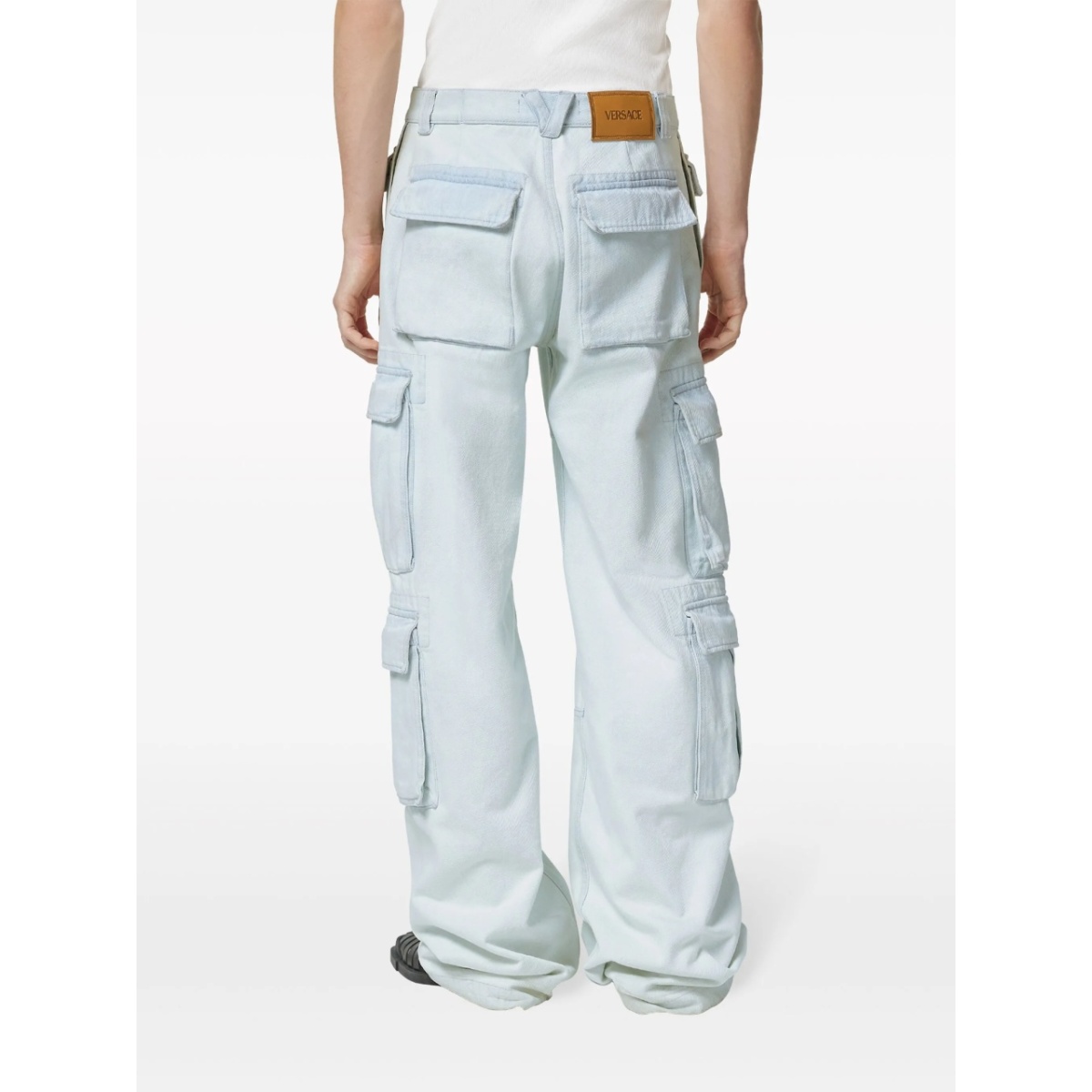 wide-leg cargo jeans - Img 3