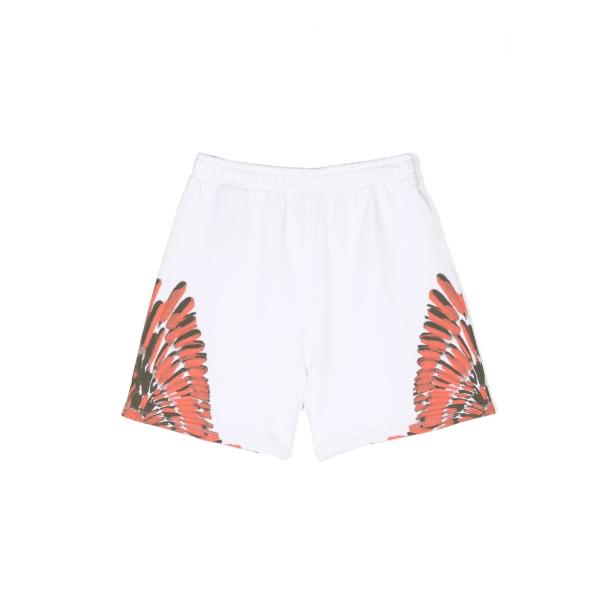 Wings-print cotton track shorts - Img 2