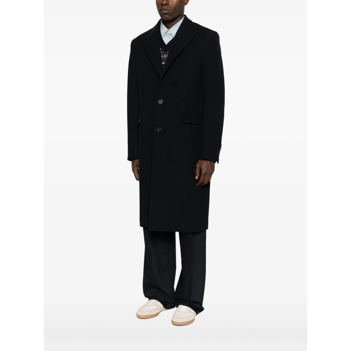 wool-blend button coat - Img 3