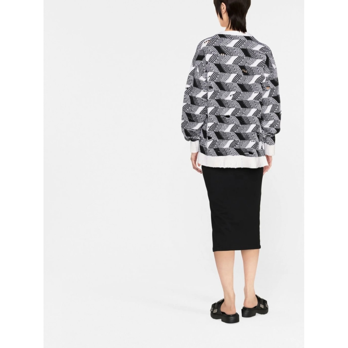 woven-knit jumper - Img 3