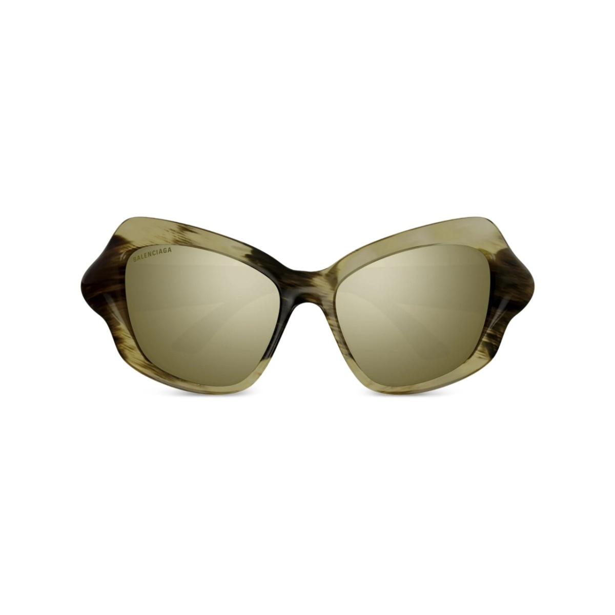 Wrap D-Frame sunglasses