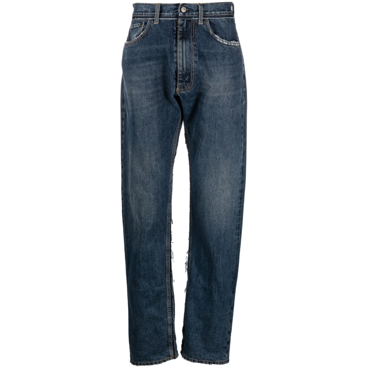 x Pendleton yoke-detail tapered jeans