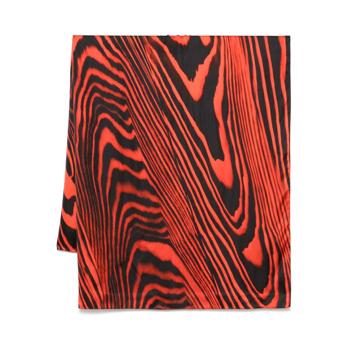 zebra-print satin scraf