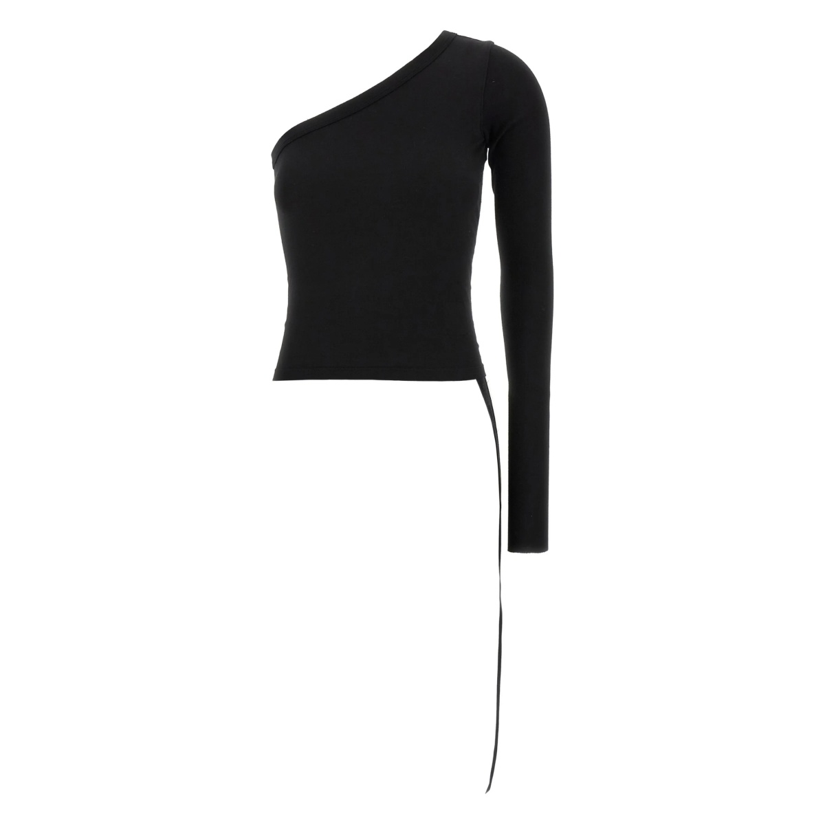 Ziggy asymmetric-neckline long-sleeve T-shirt