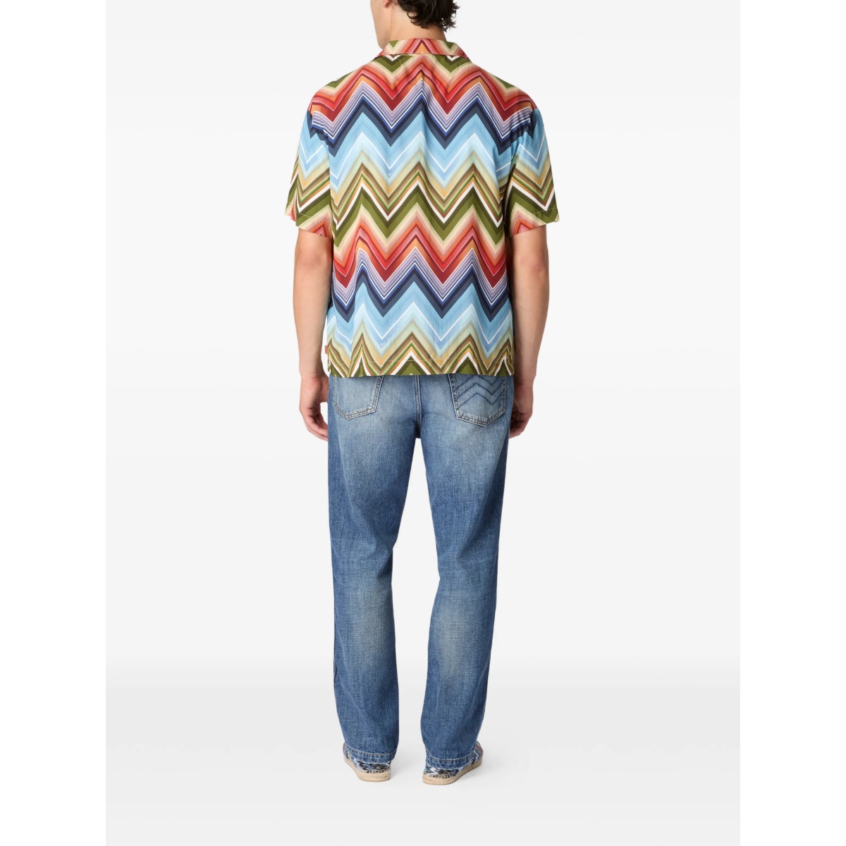 zigzag-pattern shirt - Img 4