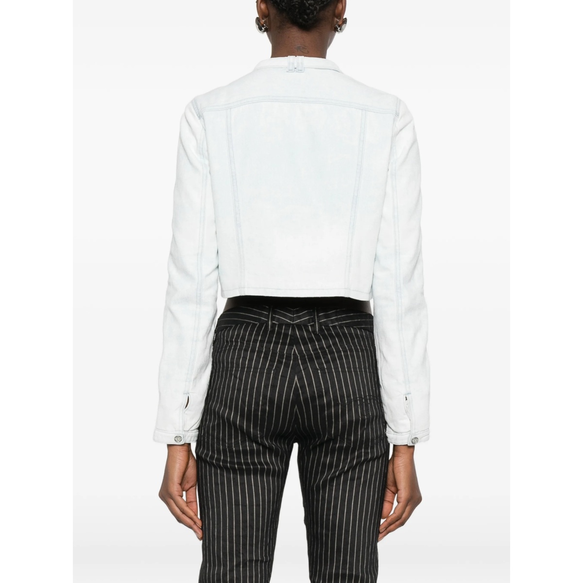 zip denim jacket - Img 4