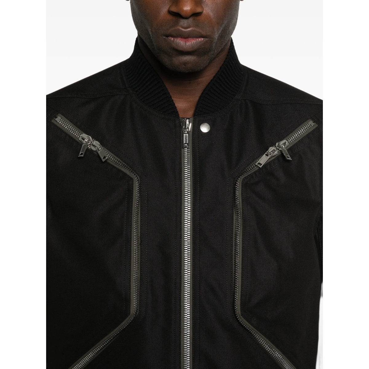 zip-fastening bomber jacket - Img 5