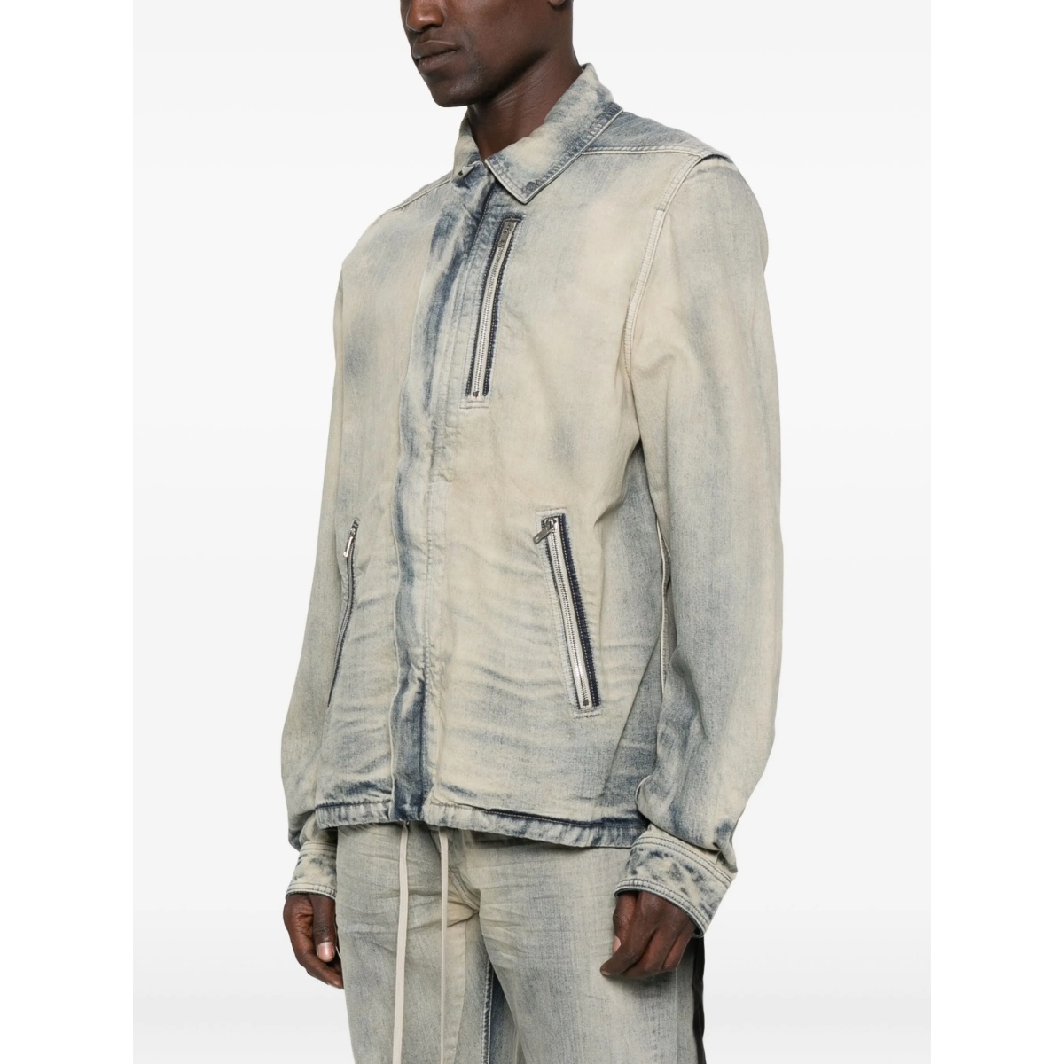 zip-fastening drawstring jacket - Img 3