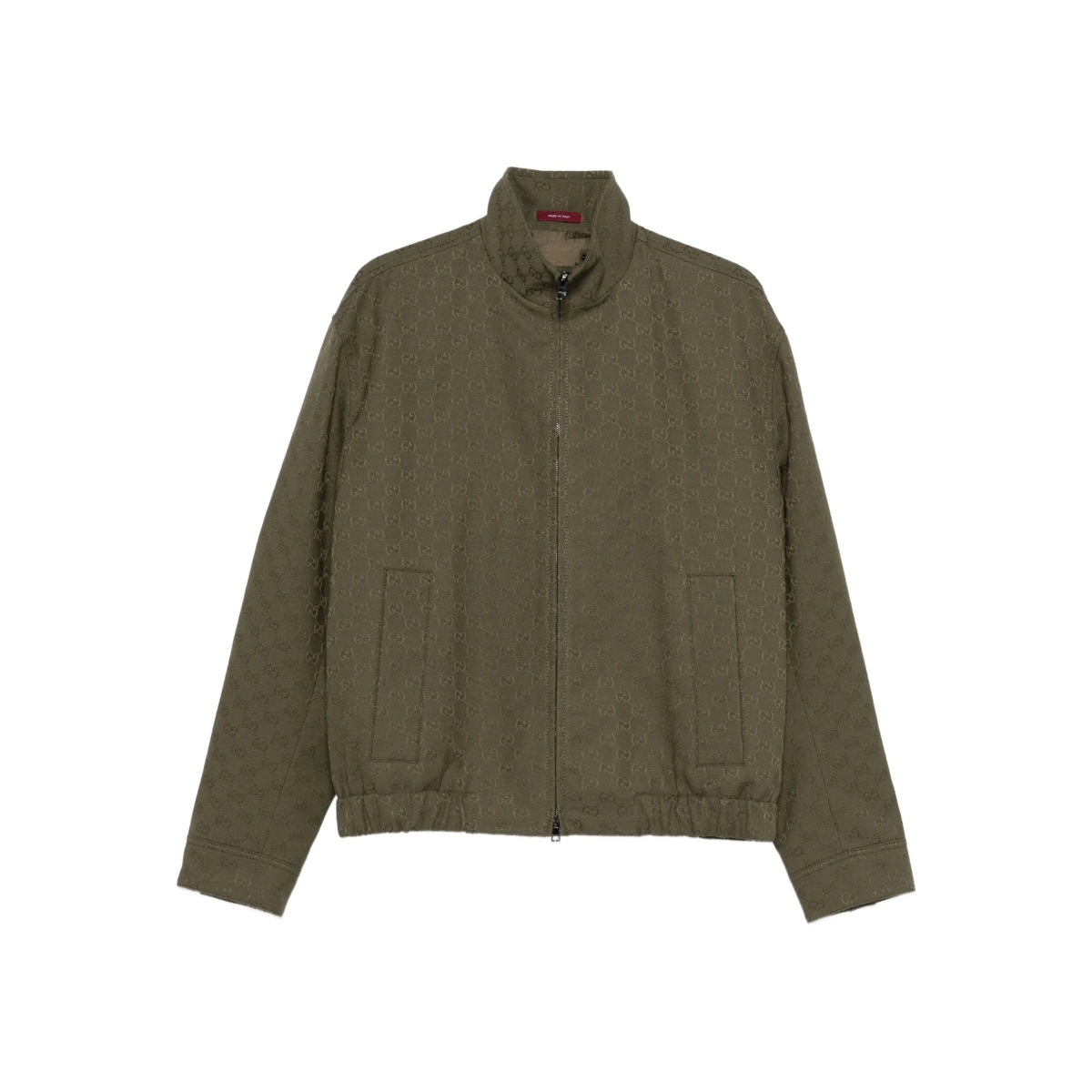 zip-up bomber jacket