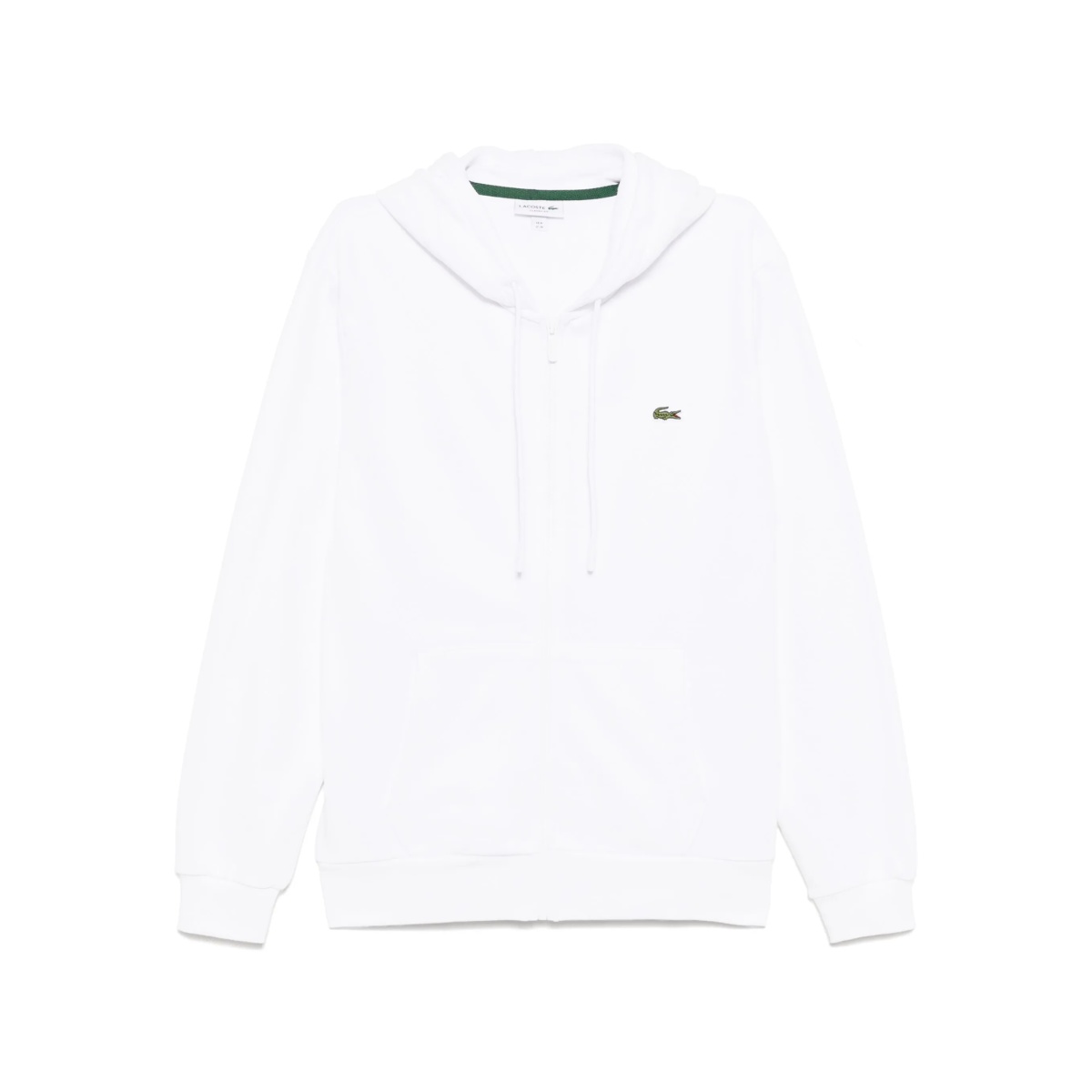 zipped fleece sweatshirt