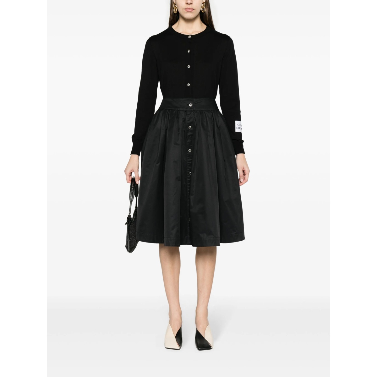 A-line pleated midi skirt - Img 2
