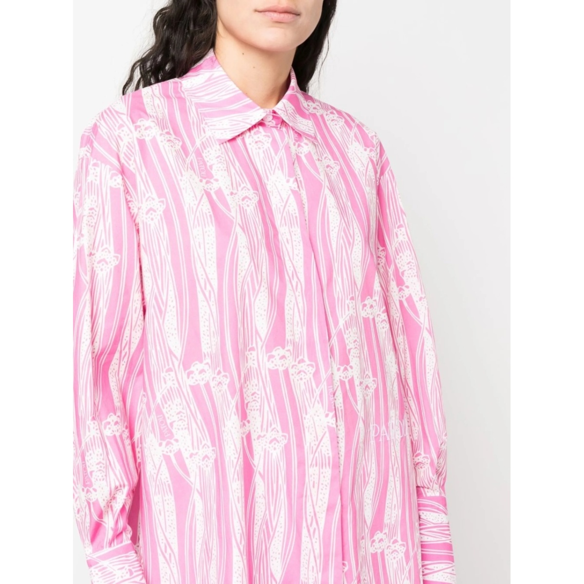 abstract-print mini shirtdress - Img 5