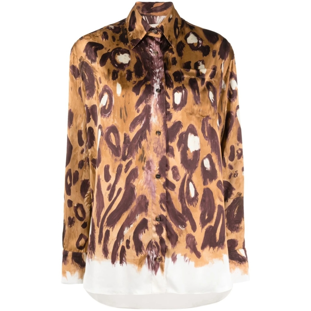 all-over leopard-print shirt