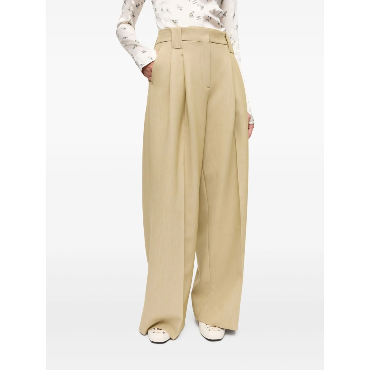 appliqué palazzo pants - Img 3