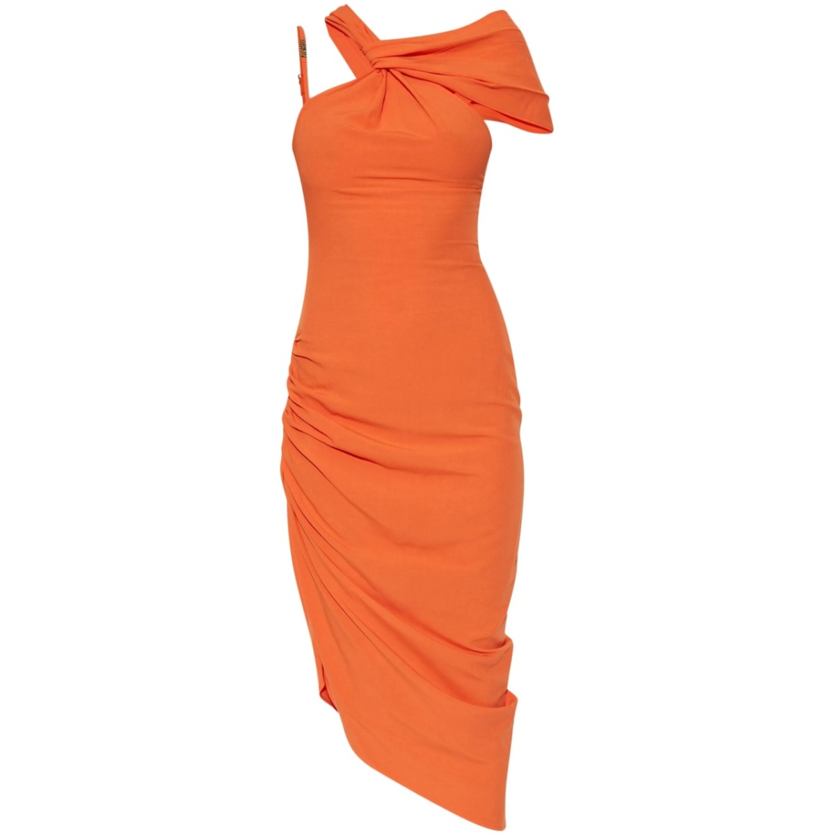 asymmetric midi dress