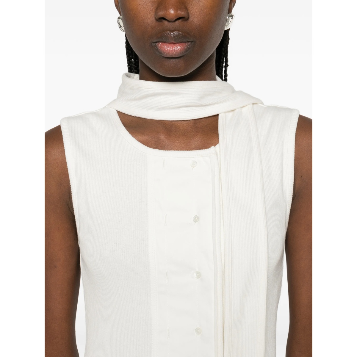 asymmetrical fitted top - Img 5