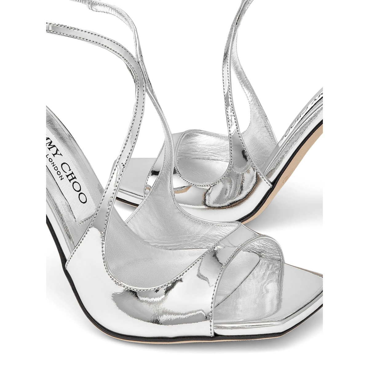 Azia 95mmm leather sandals - Img 4