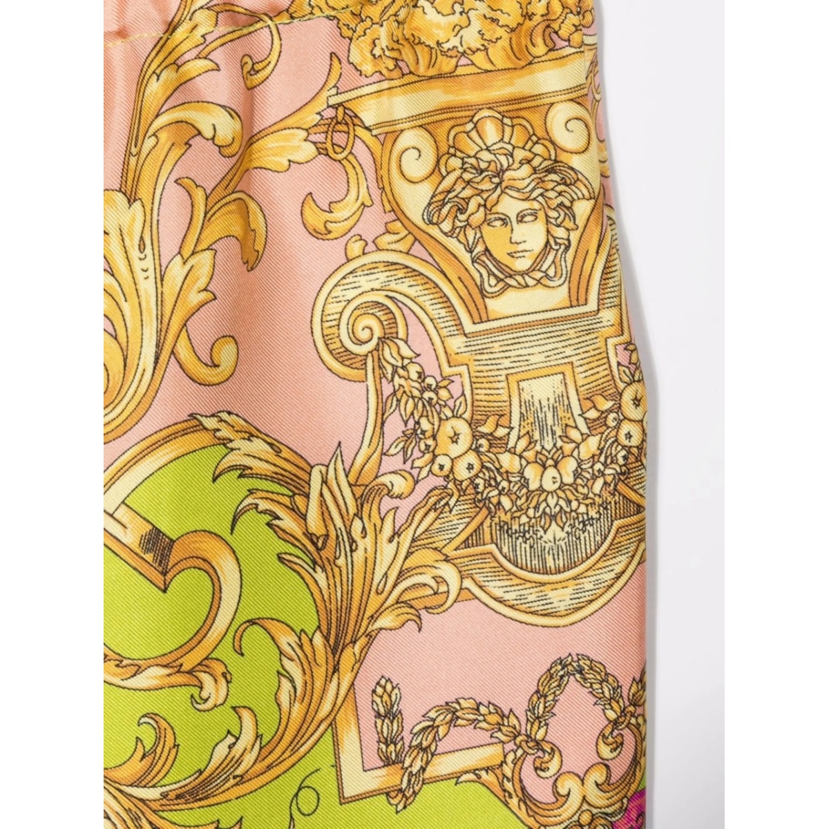 baroque-print wide-leg trousers - Img 3