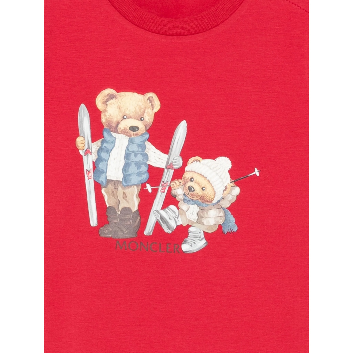 bear-print T-shirt - Img 3