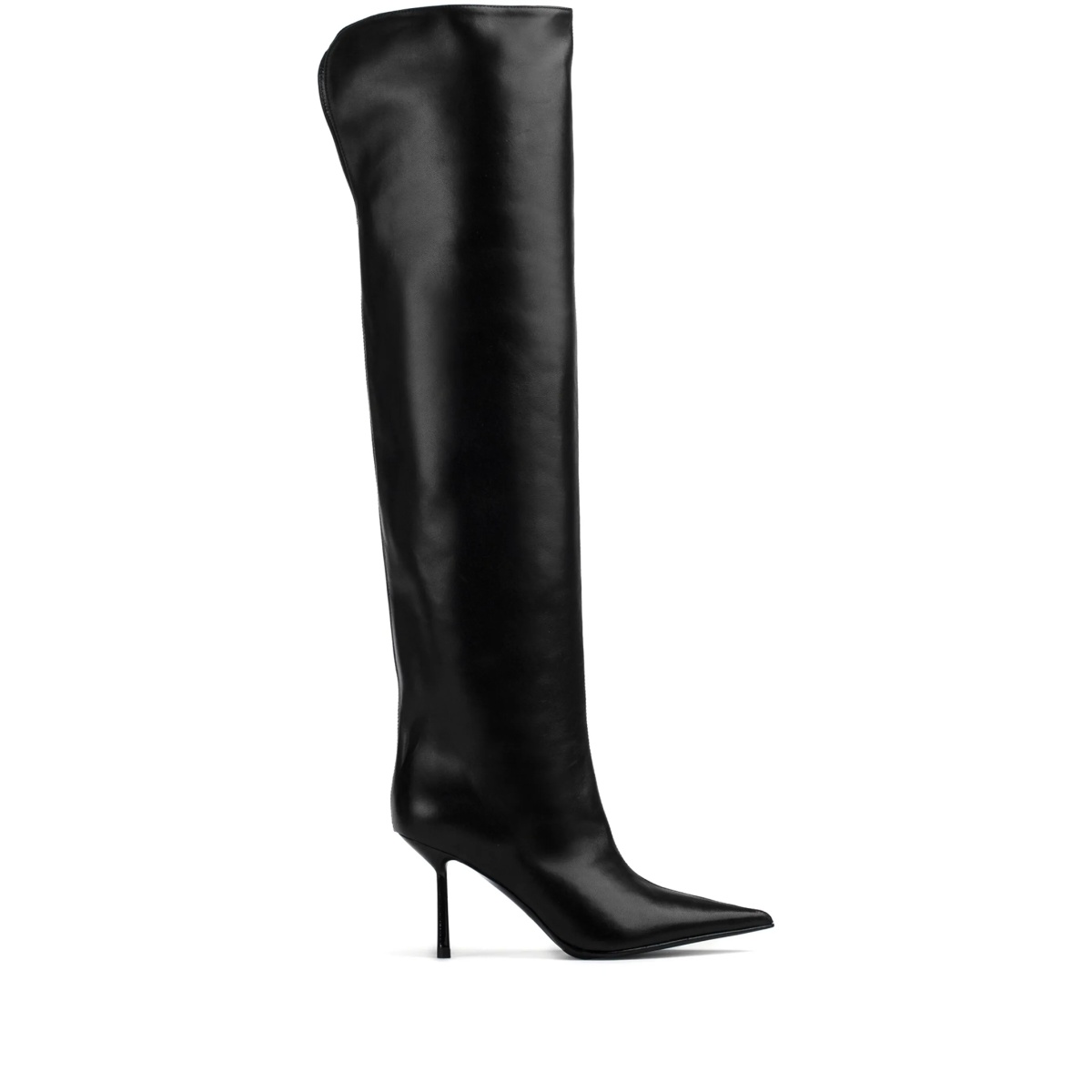 Bella 120mm pointed-toe leather boots