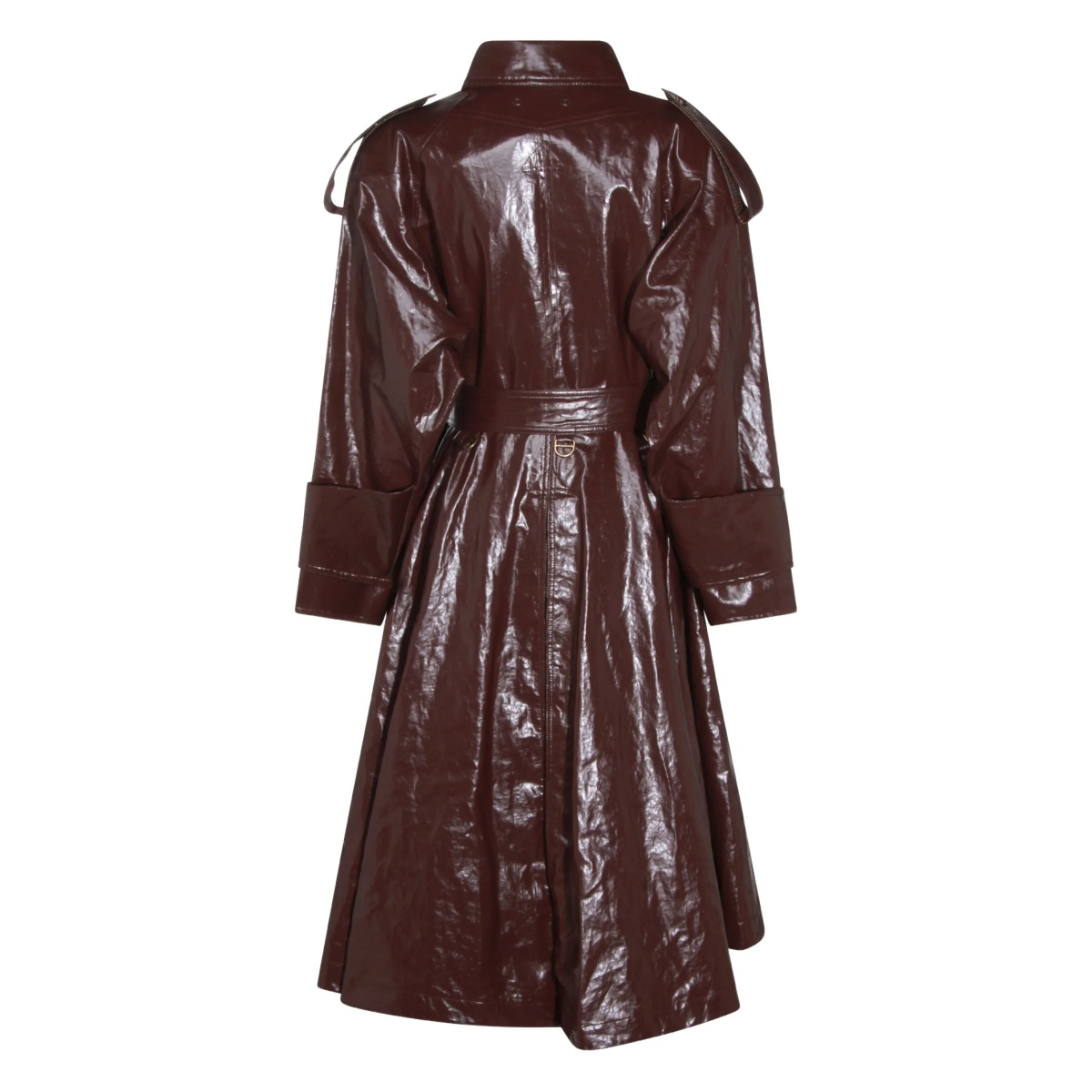 belted buttoned coat - Img 2