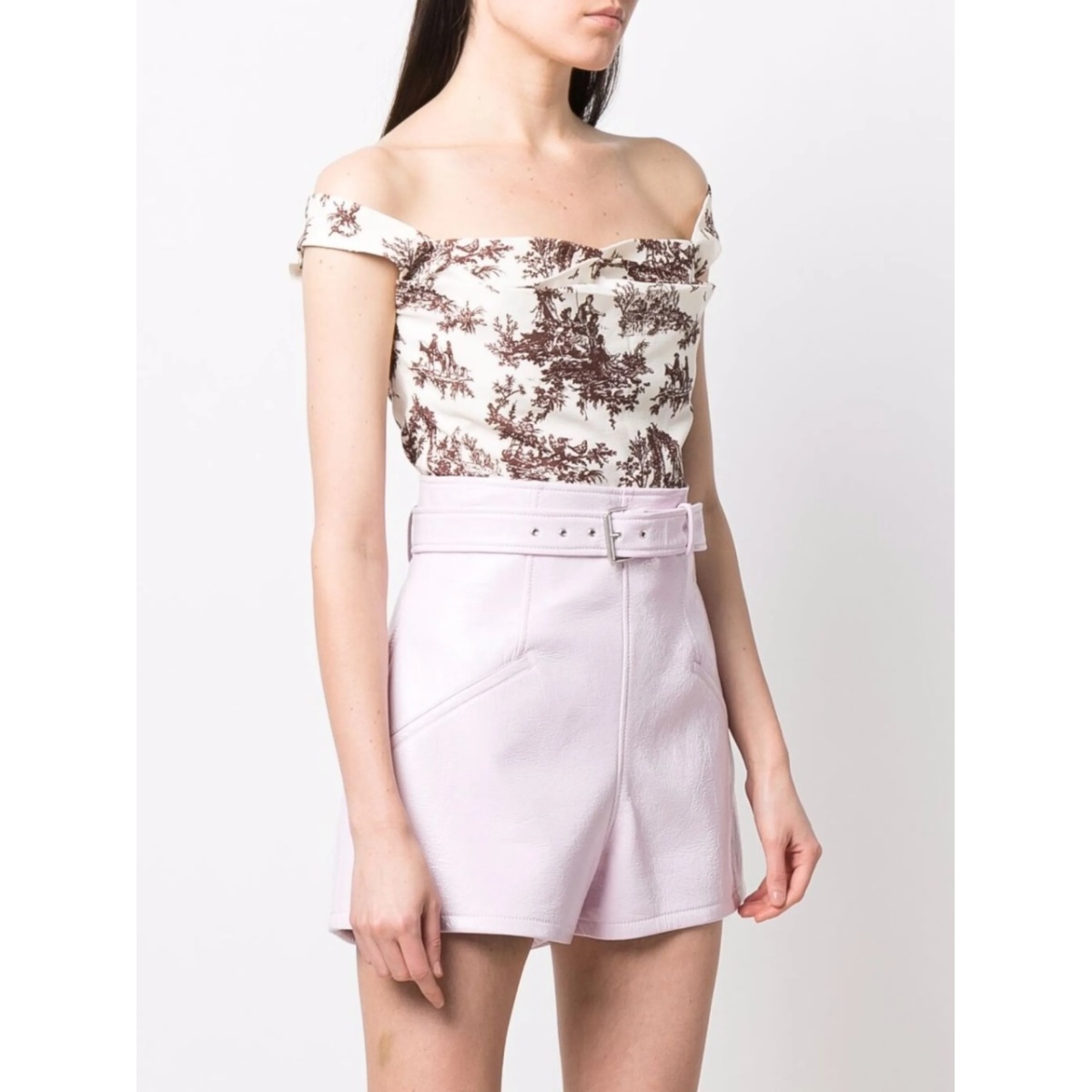 belted structured shorts - Img 3