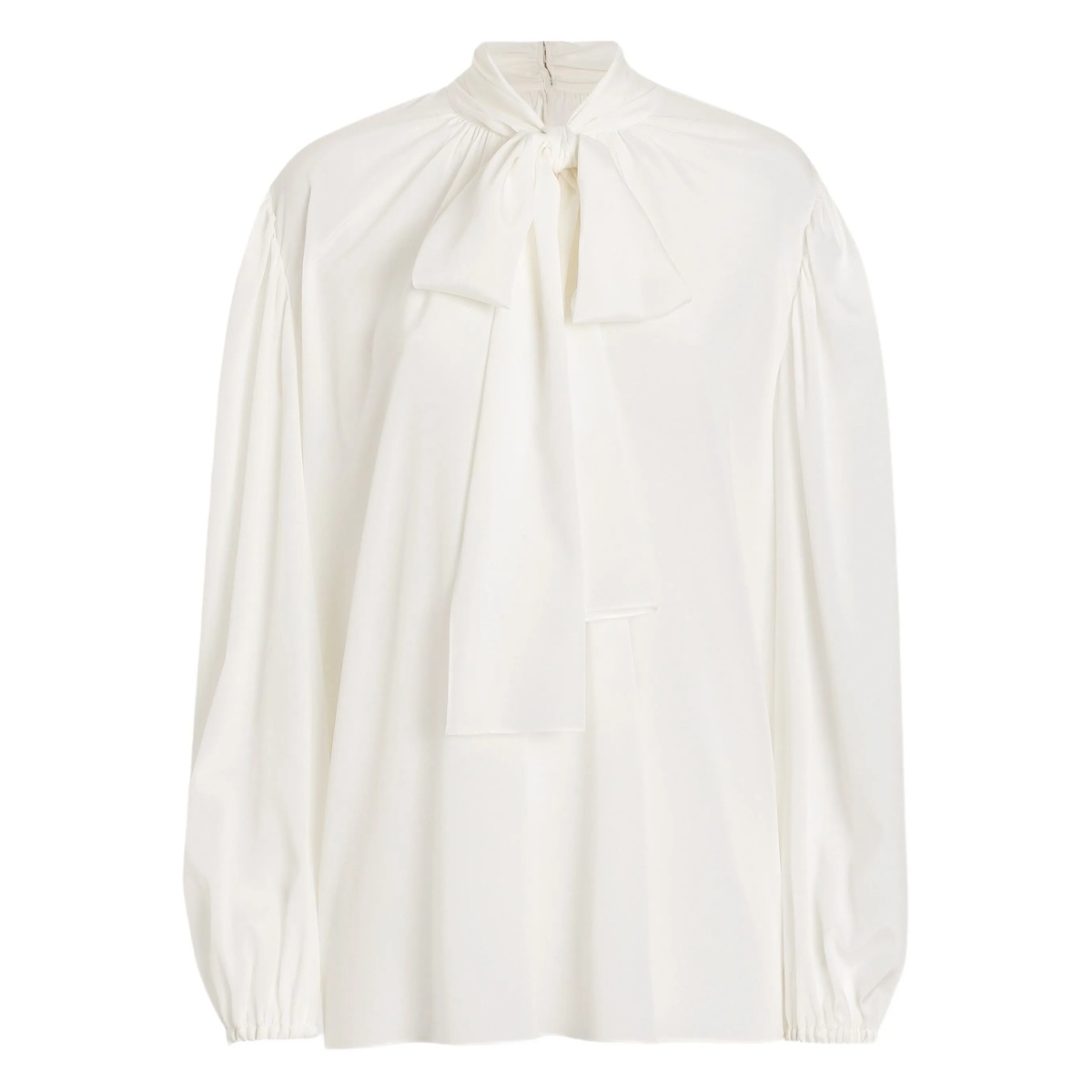 bow-detailed shirt