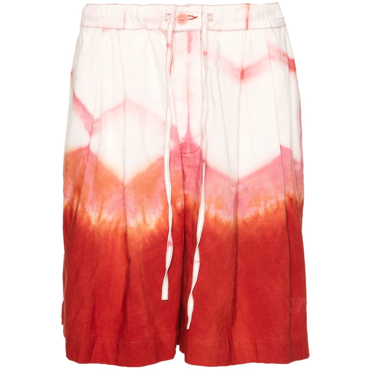 Bridge Grapefruit Clamp-dye shorts