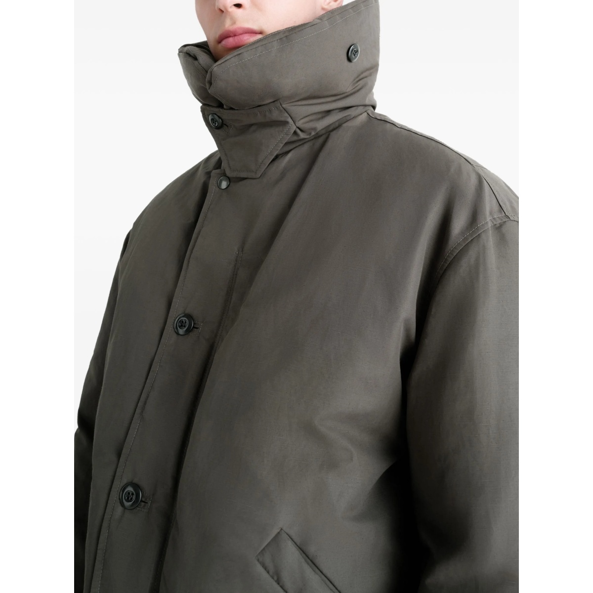 bubble-collar puffer jacket - Img 5